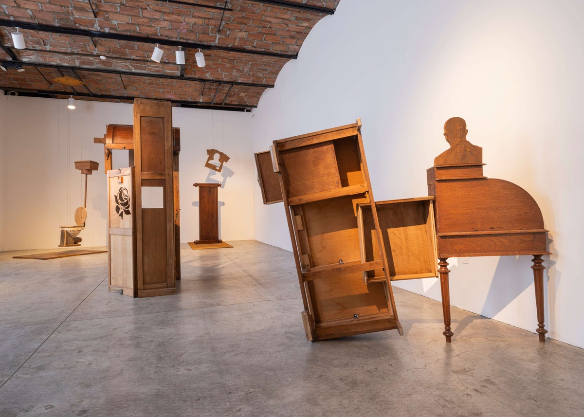 Wood sculptures by Sandra Poulson